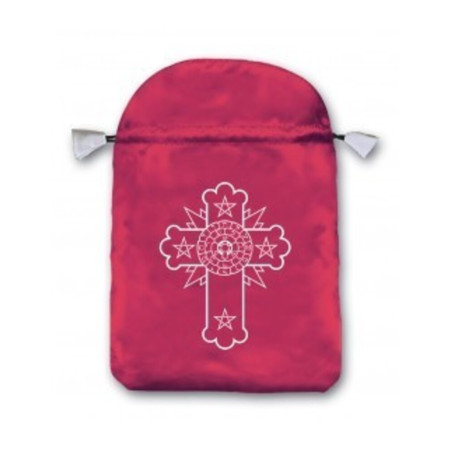 Rosa Kreuz Tarot-Tasche 22,5cm x 16cm