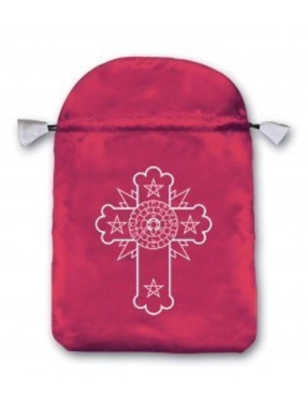 Rosa Kreuz Tarot-Tasche 22,5cm x 16cm