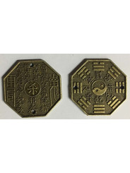Chinesische Münze mit Ying Yang Symbol
