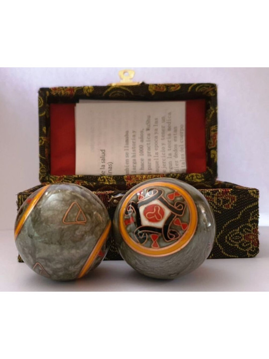 Chinesische Kugel Gesundheit Ball, Pentagon Symbol