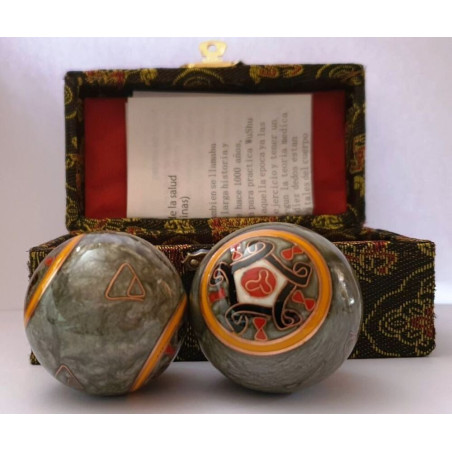 Chinesische Kugel Gesundheit Ball, Pentagon Symbol