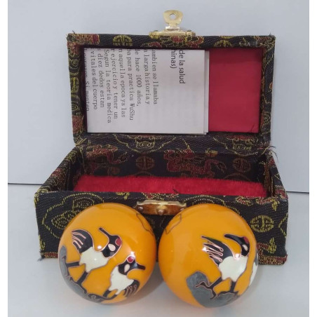 Chinese Yellow Sphere Health Ball, Kranich.