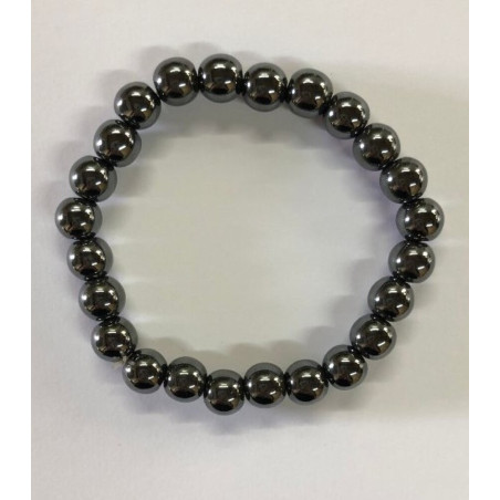 Elastisches Hämatit Armband