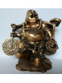 Buddha aus Harz mit Waage, 25 x 22 cm
