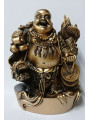 Buddha aus Harz mit Drache 18x12cm