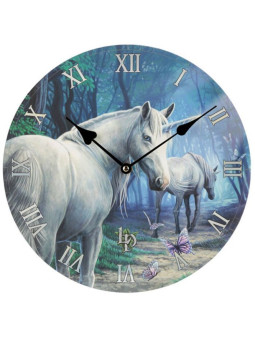 Wanduhr, Einhorn spazierend