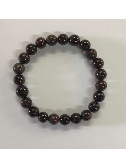 Elastisches Mineral Granat Armband