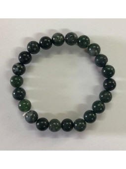 Elastisches Grüner Achat Armband