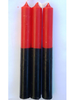 Schwarz-Rot Spezial Esoterik-Kerze