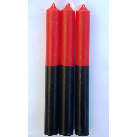 Schwarz-Rot Spezial Esoterik-Kerze