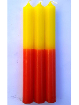 Rot-Gelb Spezial Esoterik-Kerze