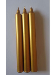 Esoterisch Spezialles Goldene Kerze, 20 Zentimeter