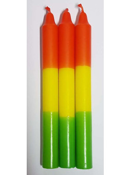 Gelb-Rot-Grün Spezial Esoterik-Kerze