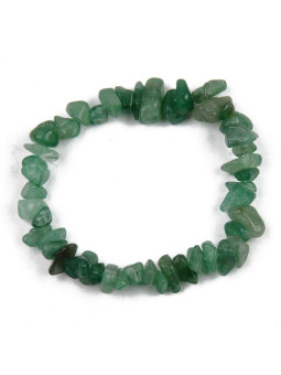 Grünes Aventurin Mineralien-Chip Armband