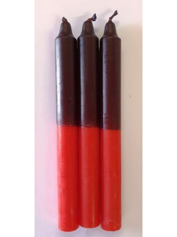 Rot-Schwarz Spezial Esoterik-Kerze