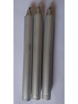 Besondere Esoterik-Kerze mit echtem Silberstaub