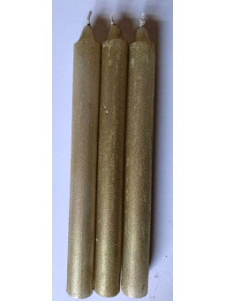 Besondere Esoterik-Kerze mit echtem Goldstaub