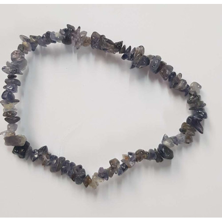Blauer Venturin Mineralien-Chip Armband