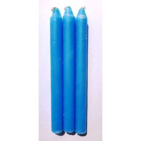Handwerker Tauchkerze Blau Himmelblau