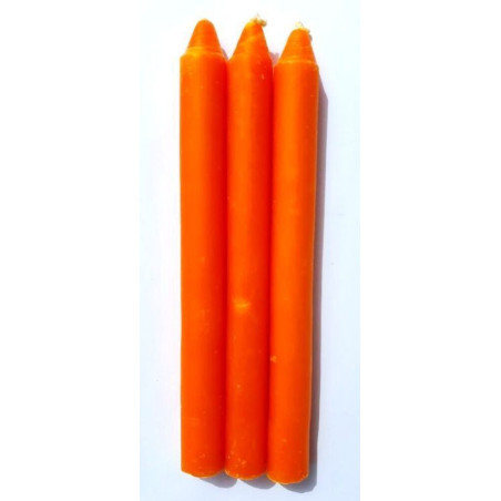 Kunsthandwerkliche Orange getaucht Kerze