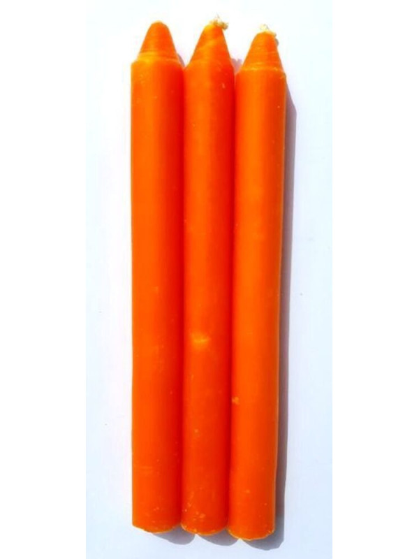 Kunsthandwerkliche Orange getaucht Kerze