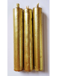 Goldene Kerze 15cm x 1,5