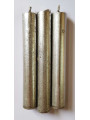 15cm x 1,5cm Silber Kerze