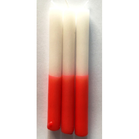 Spezial Esoterik Kerze 11 Cm Rot-Weiß