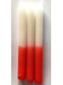Spezial Esoterik Kerze 11 Cm Rot-Weiß