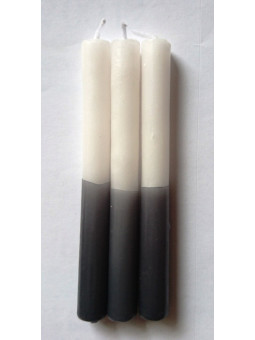 Esoterisch Spezialles 11 Cm Schwarz-Weiß Kerze