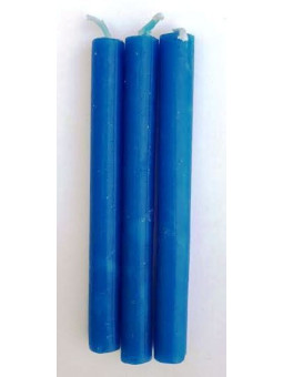 Esoterisch Spezialles Kerze 11 Cm Dunkelblau, 12 Stück.