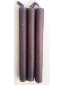 Spezial Esoterik Kerze 11 Cm Grau, 12 Stück.