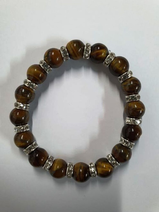 Tigerauge Mineralien Armband
