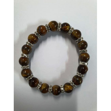 Tigerauge Mineralien Armband