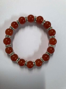 Carneola Mineralien Armband