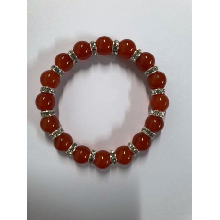 Carneola Mineralien Armband