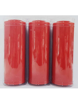 Besondere rote Esoterik-Kerze