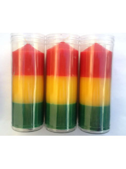 Grün-Weiß-Rot Spezial Esoterik-Kerze