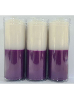 Blau-weiße Spezial-Esoterik-Kerze