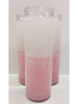 Echter Esoterischer grün-weißer Velon in dicker Glasvase