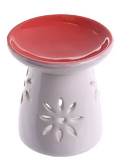 Porzellan-Ölbrenner, rot