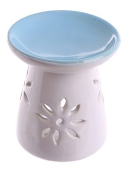 Porzellan-Ölbrenner, blau