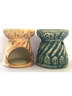 Ölbrenner, Handgemachtes Porzellan.