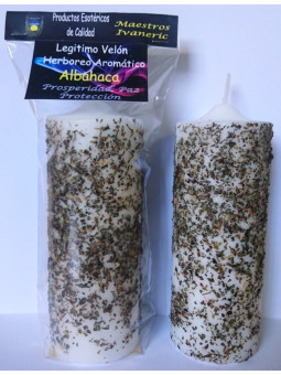 Legitime Kräuter- und Aromatische Basilikumkerze