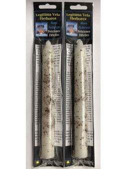 Legitimeierte Gestärkte Kräuterkerze Kraftvolle Hand