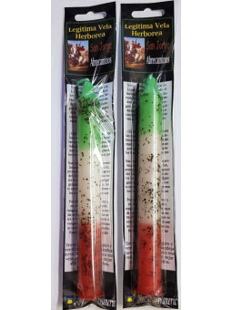 Legitime gestärkte Kräuterkerze  San Jorge