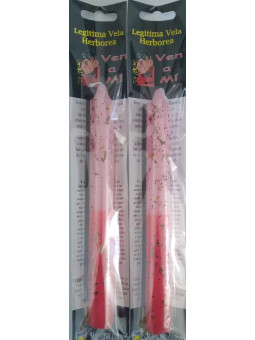 Legitime gestärkte Kräuterkerze  Pomba Gira. Liebe