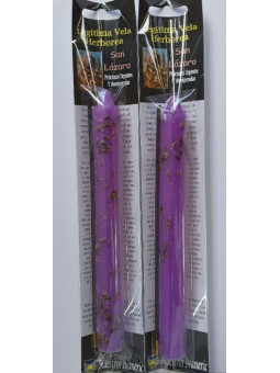 Legitime gestärkte Kräuterkerze  San Lazaro