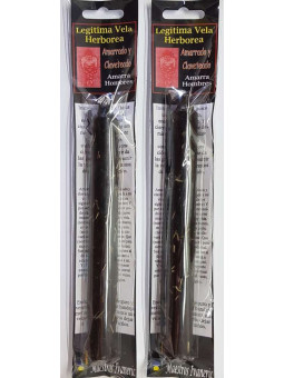 Legitime gestärkte Kräuterkerze  Gefesselt und aufgespießt