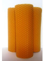 Kerze aus Virgin Wax. 14 x 6 Zentimeter
